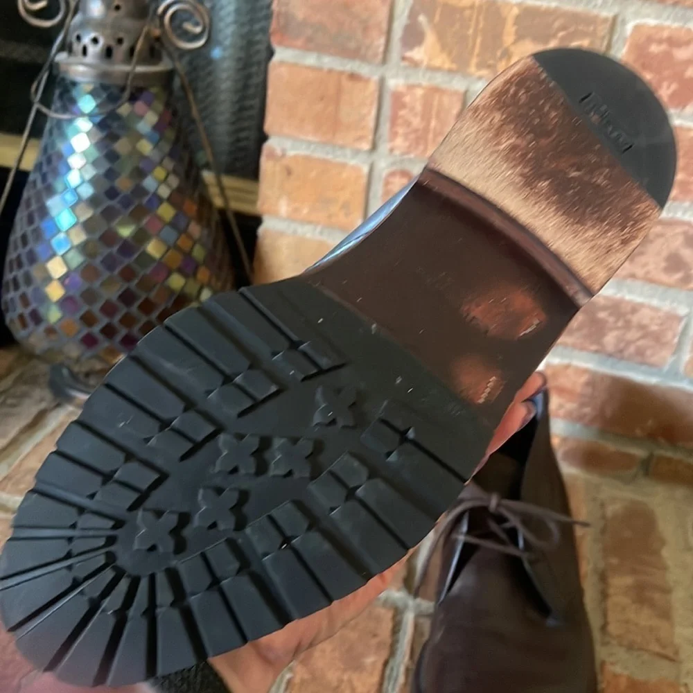 Cole Haan Brown Leather Chukka Boots